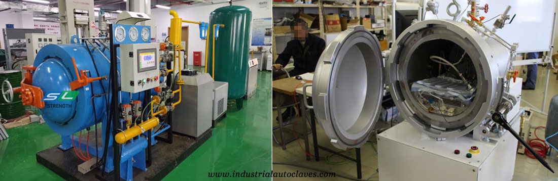 Details of small composite autoclave