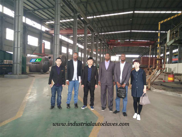 Sudan Customers Visit our factory for Autoclave Composite