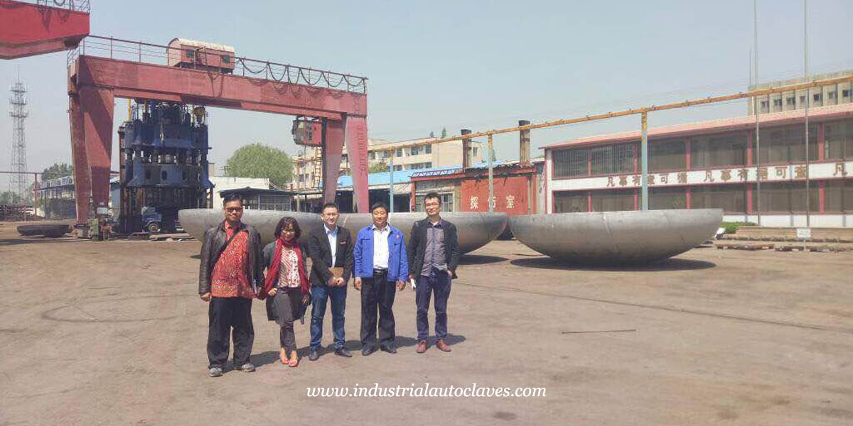 Indonesia Customers Visited Our Elliptical Head Factory