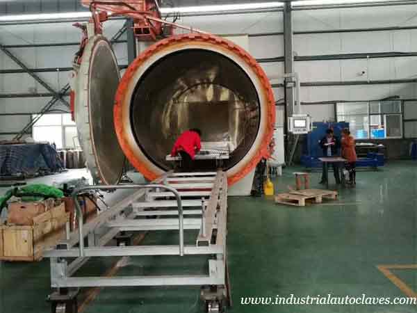 Horizontal Composite Autoclave Installed and Used On Site In Xi’an