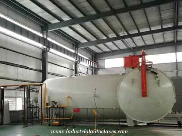 Horizontal Composite Autoclave Installed and Used On Site In Xi’an