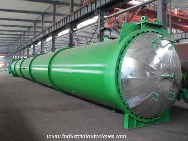 Autoclave for brick exported to India 