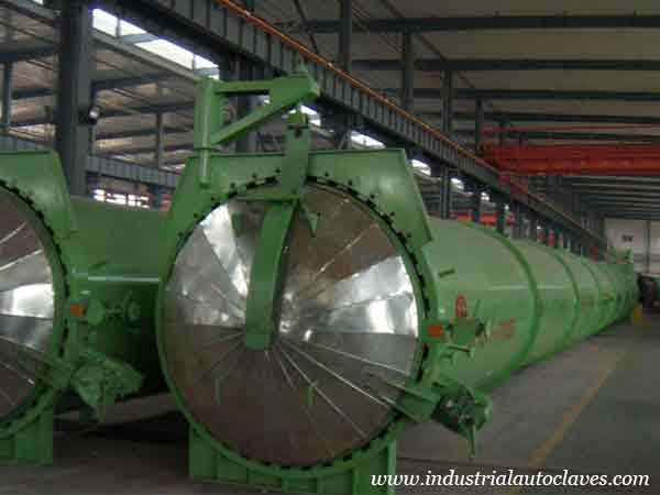 Autoclave for brick exported to India 
