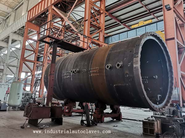 4.5×10M Large Size High Pressure Autoclave Delivered to Qingdao Fuxing High Speedy Train Research Center 2