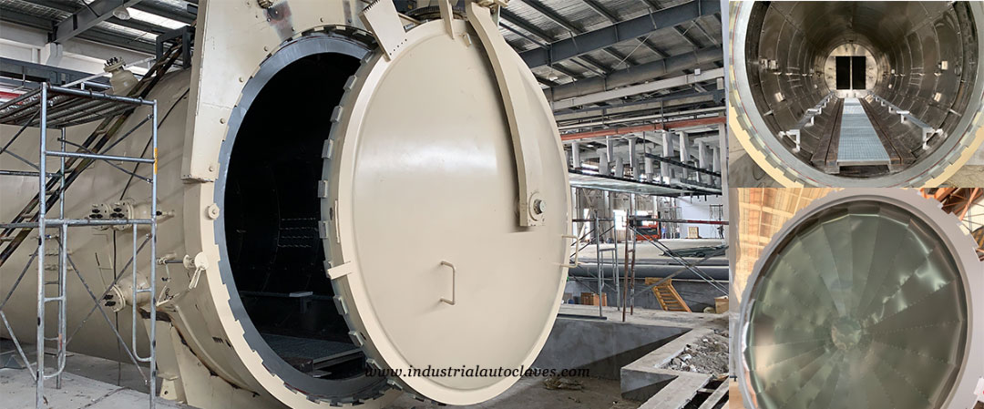 large industrial aerospace autoclave machine