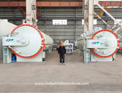 DN2000mm and DN2400mm Composite Curing Fiber Autoclave Sent to Thailand